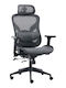 Pakketo Mesgo Office Chair With Adjustable Arms Black-Grey