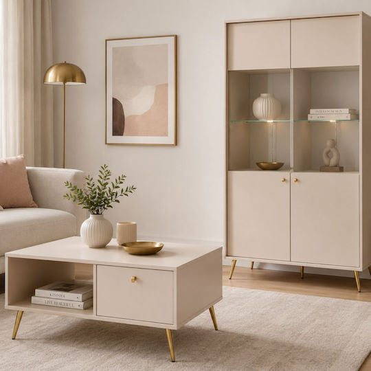 Vitrine Rose 105x40x190cm