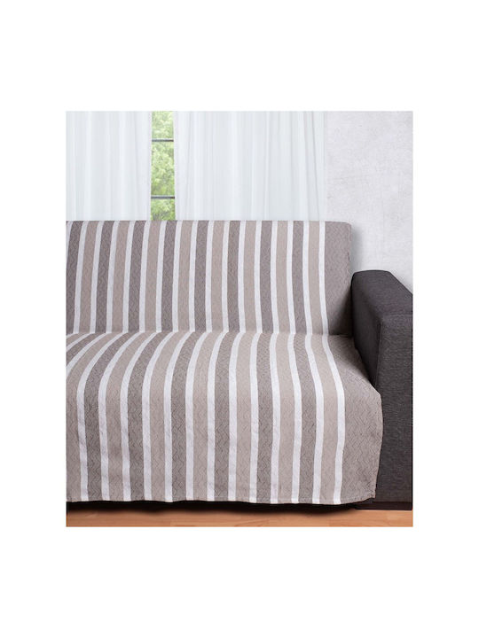 Silk Fashion Ριχτάρι Διθέσιου Καναπέ 180x250εκ. Beige