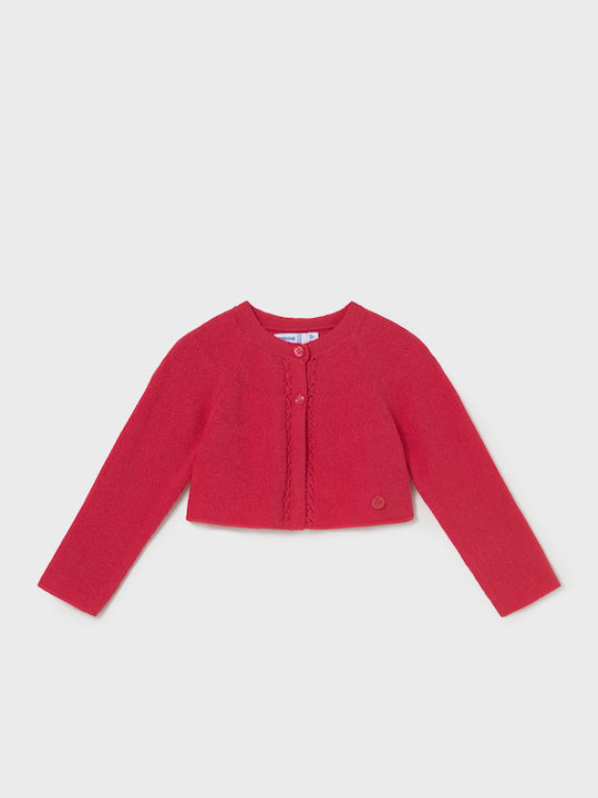 Mayoral Παιδική Ζακέτα Βαμβακερή Κόκκινο