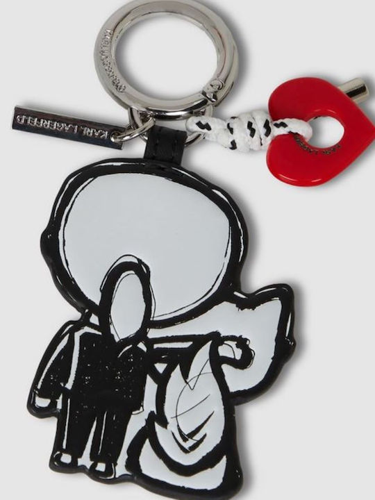 Karl Lagerfeld Ikon Valentine Key Chain Black