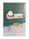 White Makeup Dressing Table With Drawers 80x50x71 Cm
