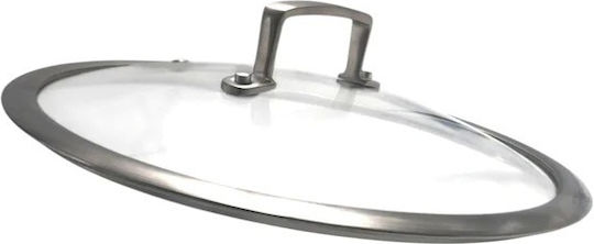 Masterpan Καπάκι για Τηγάνι και Κατσαρόλα Γυάλινο 32cm MP-2361