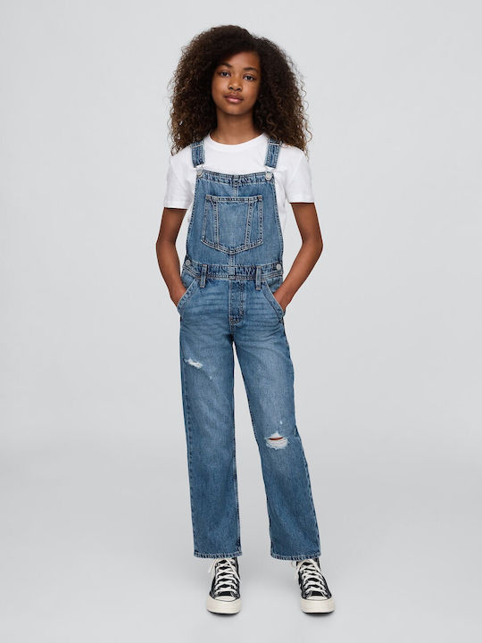 Детски Деним Гащеризон Medium Wash Loose
