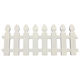 SGTT Garden Fencing Material from Plastic 30x50x30cm White