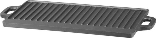 SGTT Placă De Copt Cu Suprafață Cositorită Din Fontă 50cm X 23cm X 1.5cm