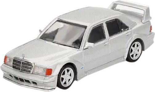 Mercedes-benz 190e 2.5-16 Evolution Ii Astral Silver 1:64 Mini Gt Mgt00852 Model Car
