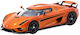 Koenigsegg Regera Orangenes Auto Modell 1:64 Tarmac Works