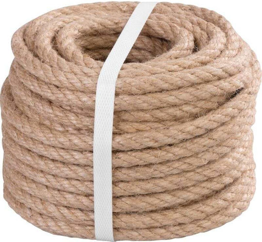 Twisted Jute Rope Garden Decor 8 Mm Thickness 20 M Length