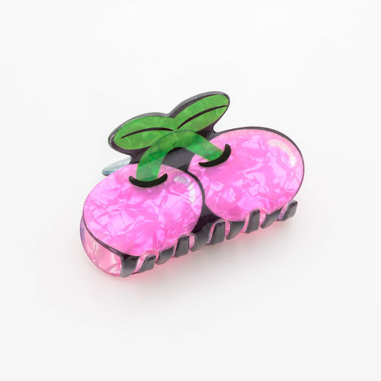 Minimalist Cherry Sorbet Hair Clip Fuchsia