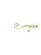 Enis by Domus Metallic Curtain Pole Glicza Single Diameter 25mm Length 160cm Glicza