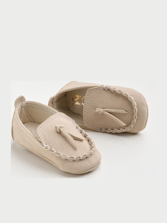 Ever Kid Christening Leather Soft Sole Moccasin...