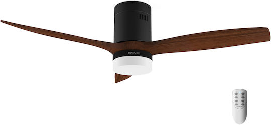 Cecotec EnergySilence Aero 5600 Classic Ceiling Fan 132cm with Light Brown / Black