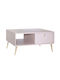 Central Coffee Table Rose Wooden Rose M87xW66xH43cm