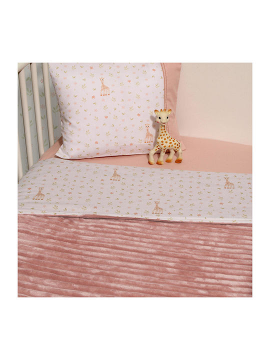 Sophie La Girafe Κουβέρτα Αγκαλιάς & Λίκνου Πολύχρωμο 75x95εκ.