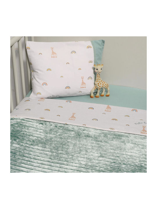 Sophie La Girafe Κουβέρτα Αγκαλιάς & Λίκνου Πολύχρωμο 75x95εκ.