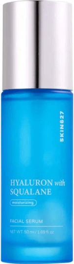 SKIN627 Hyaluron Squalane Καταπραϋντικό & Ενυδατικό Serum Προσώπου με Υαλουρονικό Οξύ για Αποτοξίνωση & Σύσφιξη 50gr