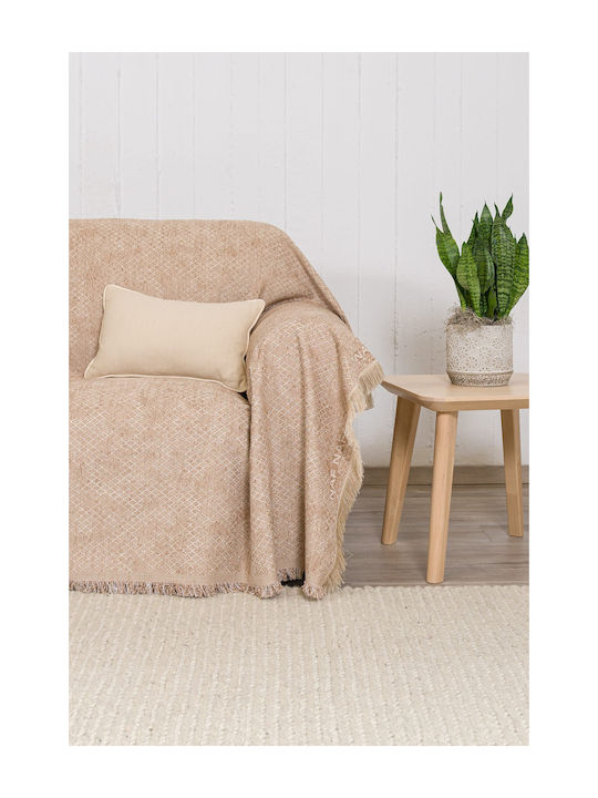 Naf Naf Freshline Ριχτάρι Τριθέσιου Καναπέ Chenille 180x300εκ. Πολυεστερικό Σενίλ 68141
