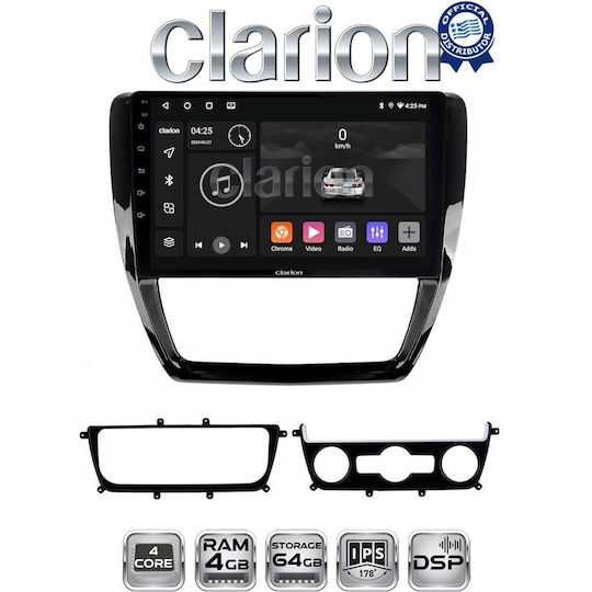 Clarion Gl32552 Οθόνη Oem Multimedia Αυτοκινήτου Vw Jetta 2011 > 2018 Carplay Androidauto Bt Gps Wifi Gprs