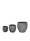Pakketo Ceramic Gray Plant Pot 3pcs