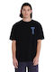 T-shirt Μαύρο