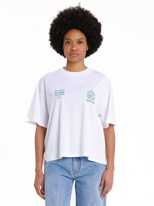 Γυναικείο Αθλητικό T-shirt Λευκό
