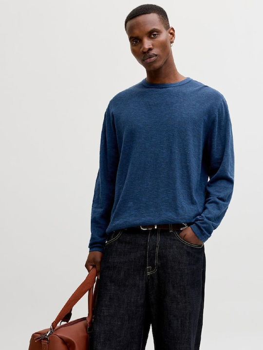 Jack & Jones Herrenblusen Marineblau Pullover