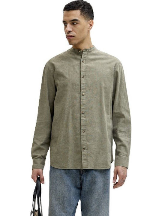 Jack & Jones Μακρυμάνικo Πουκάμισο Dusty Olive,...