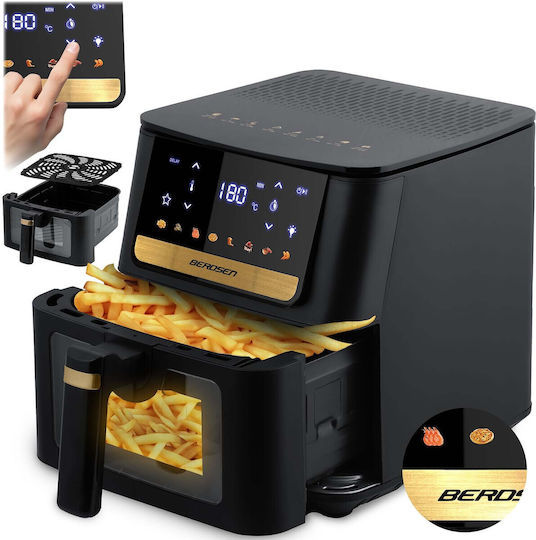 Berdsen Heißluftfritteuse 6.5lt Schwarz BD-655