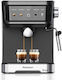 Rohnson Μηχανή Espresso 850W Πίεσης 20bar Μαύρη R-98035
