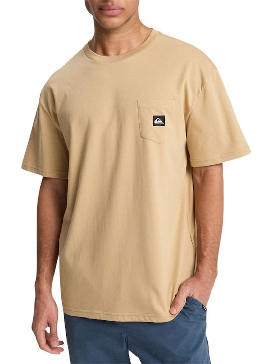 Quiksilver 'salt Water Pocket' T-shirt Καφέ