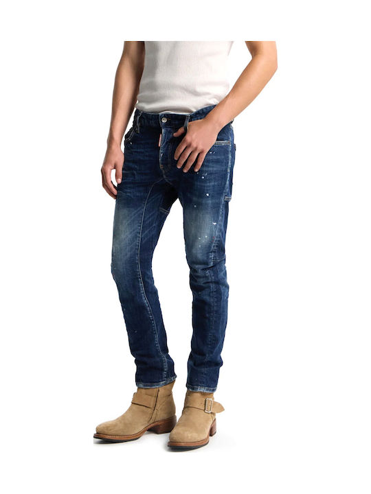 Dsquared2 Ανδρικό Παντελόνι Τζιν Slim Fit Blue Dsquared2 Ανδρικό Παντελόνι Τζιν Slim Fit Blue
