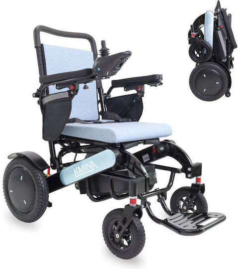 KMINA Ηλεκτροκίνητο Αναπηρικό Αμαξίδιο 63cm K10074 Γκρι