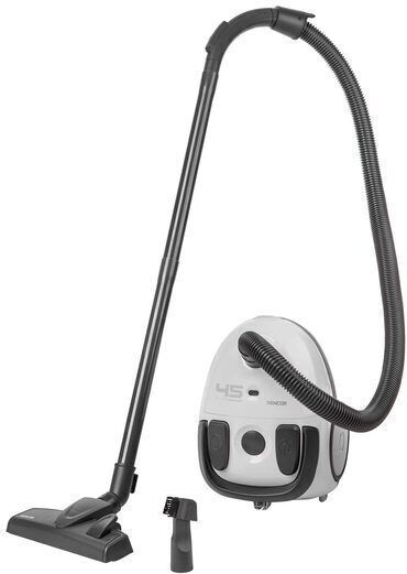 Sencor SVC 45WH-EUE Ηλεκτρική Σκούπα 850W με Σακούλα 1.5lt Λευκή