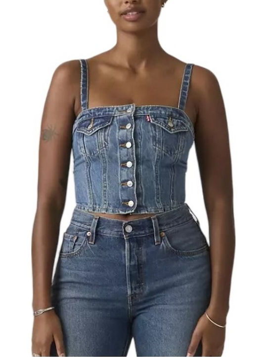 Levi's Bluză Med Indigo Albastră