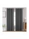 Cucraf Perdea Opacitate Fereastră Cu Capse Gri Deschis 132x213cm