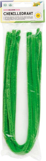 Folia Light Green Pipe Wire Ø 8.0mm 50cm Set 10 Pieces