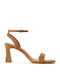 Damen Sandalen Wildleder Braune