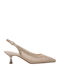 Heels with Strap & Low Heel Gold