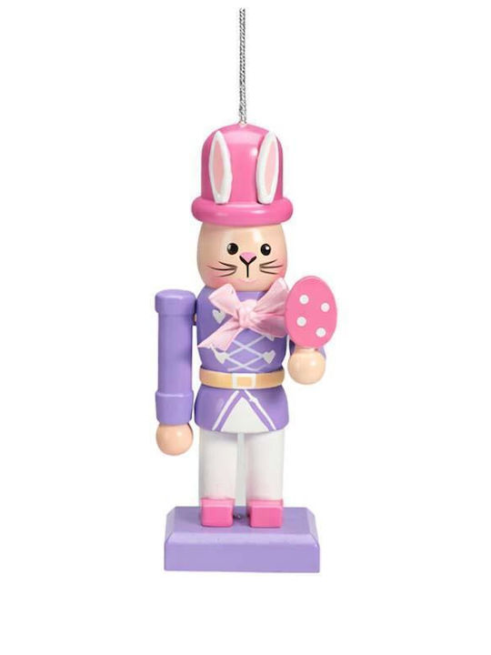 Next Weihnachts-Nussknacker Hölzernes Lila Höhe 9cm