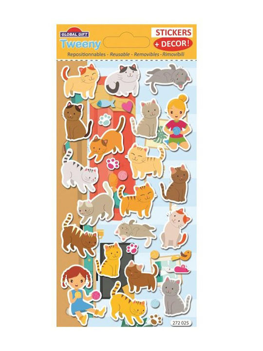 Autocolante Tweeny Decor Stickers Pisici 9x17.5cm 272025