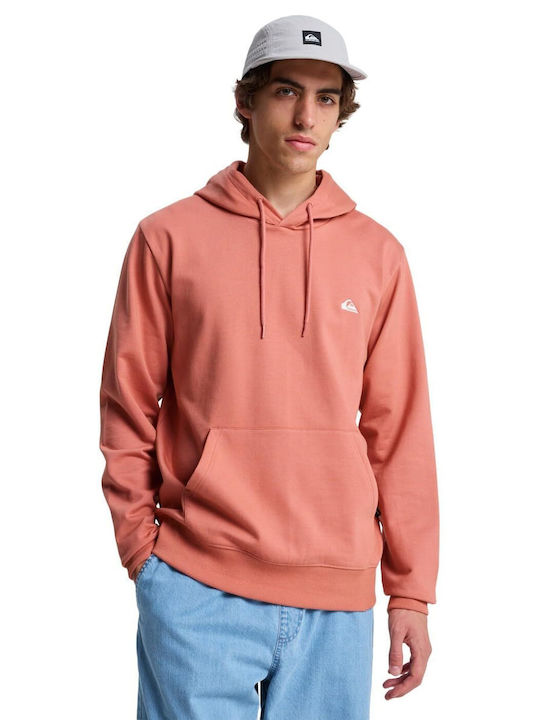 Quiksilver Salt Water Φούτερ με Κουκούλα Μπεζ