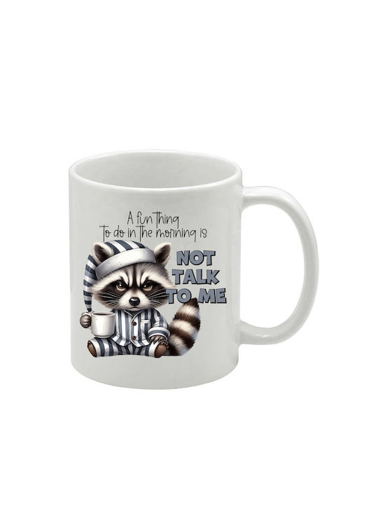 Λευκή Κούπα Funny Animals