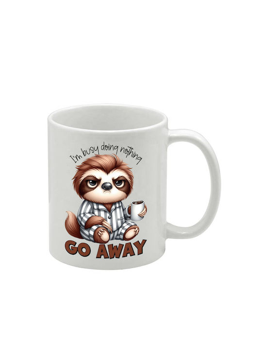 Λευκή Κούπα Funny Animals