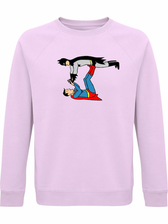 Sweatshirt Organic Unisex " Batman & Superman S...