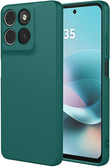 Smooth Silicone Green Back Cover (Motorola Moto G57 Power 5G / G67 Power 5G)