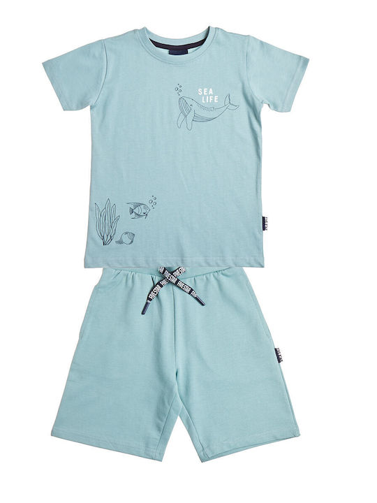 Kinderbekleidungssets mit Shorts Sommer 2 Stück Grün 00270782Menta