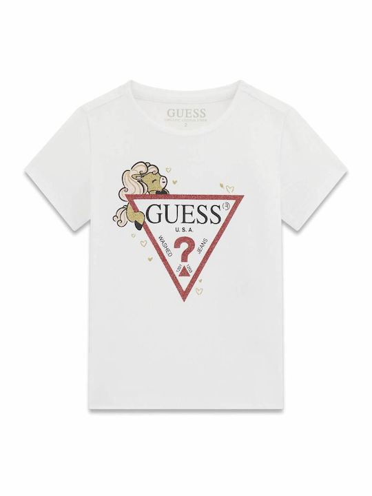 Guess Kinderoberteile Kurzärmelig Weiß