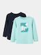 Set Kids Tops Turquoise