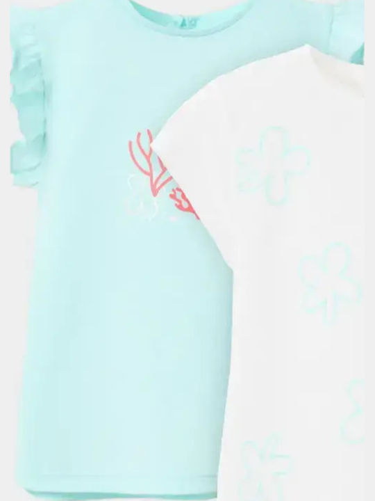 Zippy Set Kids Tops Turquoise White
